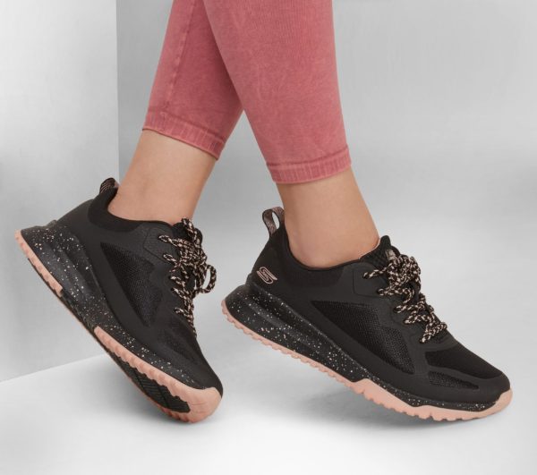 117186_BLK_B SKECHERS BOBS SQUAD-STAR FLIGHT 117186/BLK