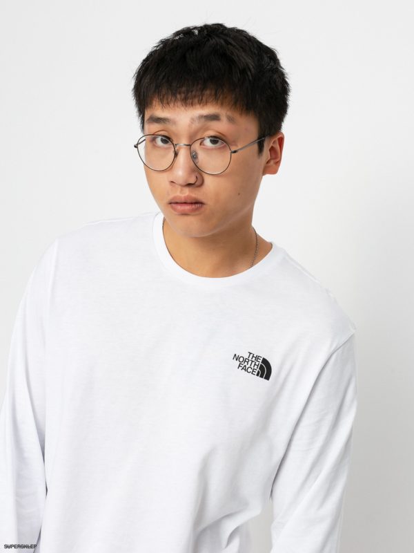 1248601-longsleeve-the-north-face-simple-dome-tnf-white THE NORTH FACE Bluze NF0A3L3BFN41
