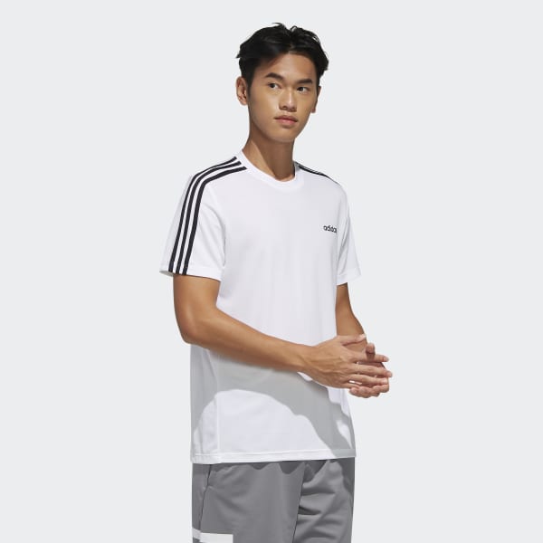 Designed_2_Move_3-Stripes_T-Shirt_White_FL0356 Maicë Për Meshkuj ADIDAS FL0356