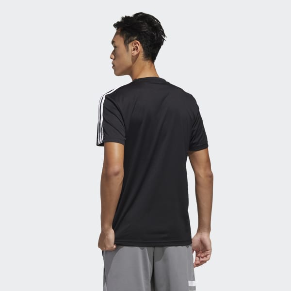 Designed_2_Move_3-Stripes_Tee_Black_FL0349_23_hover_model Maicë Për Meshkuj ADIDAS FL0349