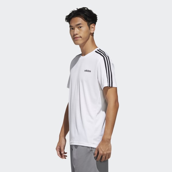 Designed_2_Move_3-Stripes_Tee_White_FL0356_22_model Maicë Për Meshkuj ADIDAS FL0356