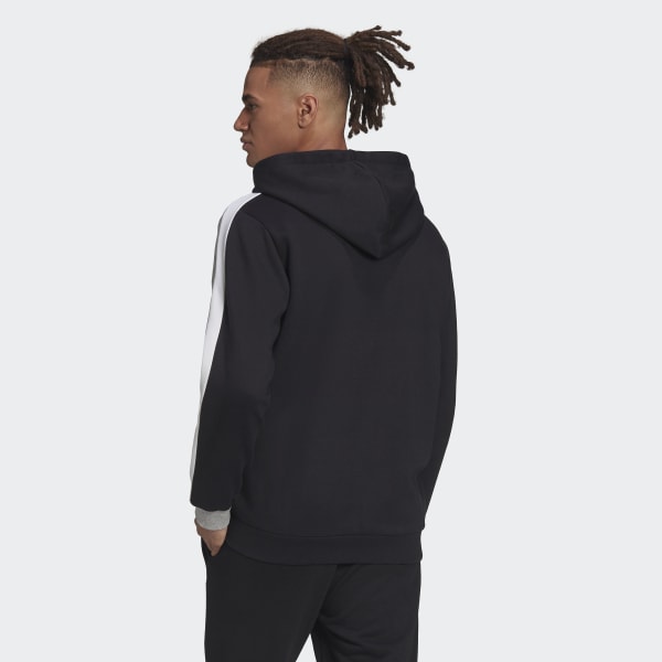 Essentials_Colorblock_Fleece_Full-Zip_Hoodie_Grey_HE4370_23_hover_model Duks Për Meshkuj ADIDAS HE4370