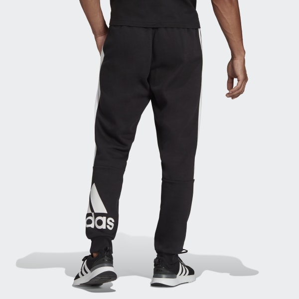 Essentials_Colorblock_Fleece_Joggers_Black_HE4364_23_hover_model Trenerka Të Poshtme Për Meshkuj ADIDAS HE4364