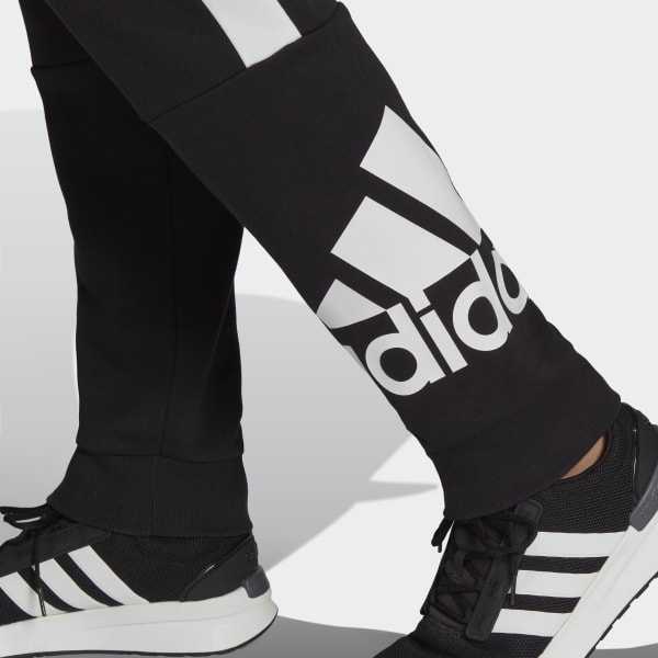 Essentials_Colorblock_Fleece_Joggers_Black_HE4364_42_detail Trenerka Të Poshtme Për Meshkuj ADIDAS HE4364