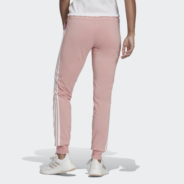 Essentials_Single_Jersey_3-Stripes_Joggers_Pink_HD4272_23_hover_model Trenerka Të Poshtme Për Femra ADIDAS HD4272