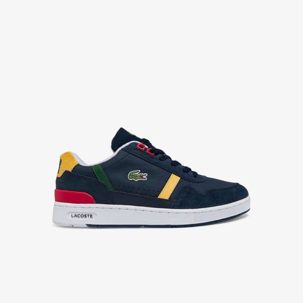 LACOSTE T-clip 0722 2 SMA NVY/YLW LTH/SYN 7-43SMA00612M3