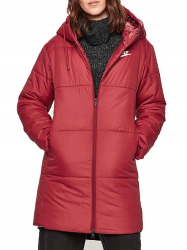 KURTKA-PARKA-NIKE-zimowa-CJ7580-677-bordowa-S Jakne Për Femra NIKE CJ7580-677