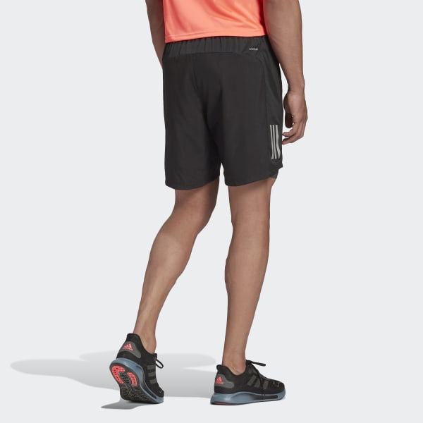 Own_the_Run_Two-in-One_Shorts_Black_FS9809_23_hover_model Shorce Për Meshkuj ADIDAS FS9809