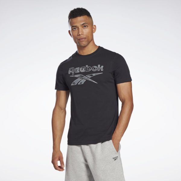 Reebok_Identity_Big_Logo_T-Shirt_Black_HE8176_01_standard Maicë Për Meshkuj REEBOK HE8176