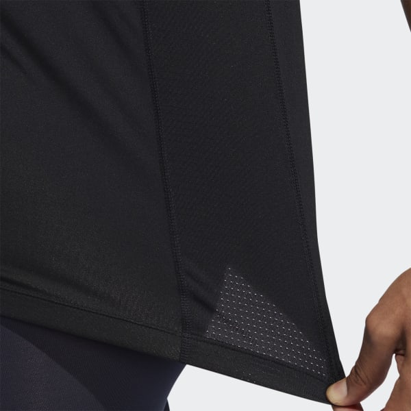 Techfit_3-Stripes_Fitted_Tee_Black_GL0460_41_detail Maicë Për Meshkuj ADIDAS GL0460