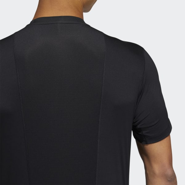 Techfit_3-Stripes_Fitted_Tee_Black_GL0460_42_detail Maicë Për Meshkuj ADIDAS GL0460