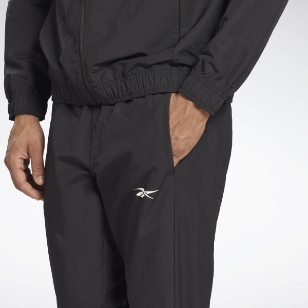 Techstyle_Track_Suit_Black_H49109_06_detail Trenerka Komplet Për Meshkuj REEBOK H49109