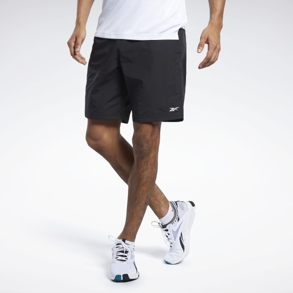 Training_Essentials_Utility_Shorts_Black_FJ4065_01_standard Shorce Për Meshkuj REEBOK FJ4065