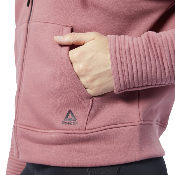 Workout_Ready_Hooded_Sweatshirt_Pink_EC2381_05_detail Duks Reebok WOR Versatile Fullzip EC2381