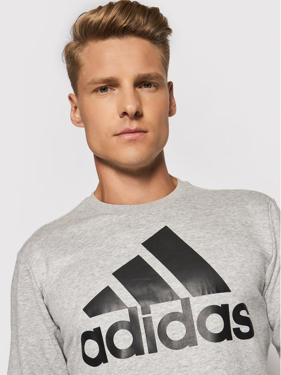 adidas-sweatshirt-essential-gk9077-gris-regular-fit (2) Trenerka Set Per Meshkuj ADIDAS GK9077