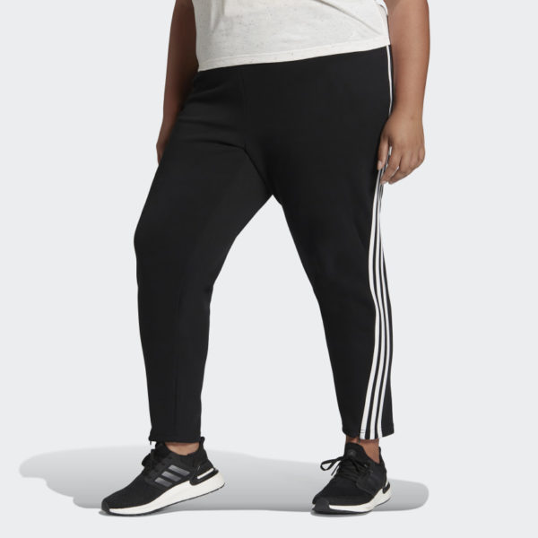 adidas_Sportswear_Future_Icons_3-Stripes_Skinny_Pants_(Plus_Size)_Black_HC1424_21_model Trenerka Të poshtme Për Femra ADIDAS HC1424