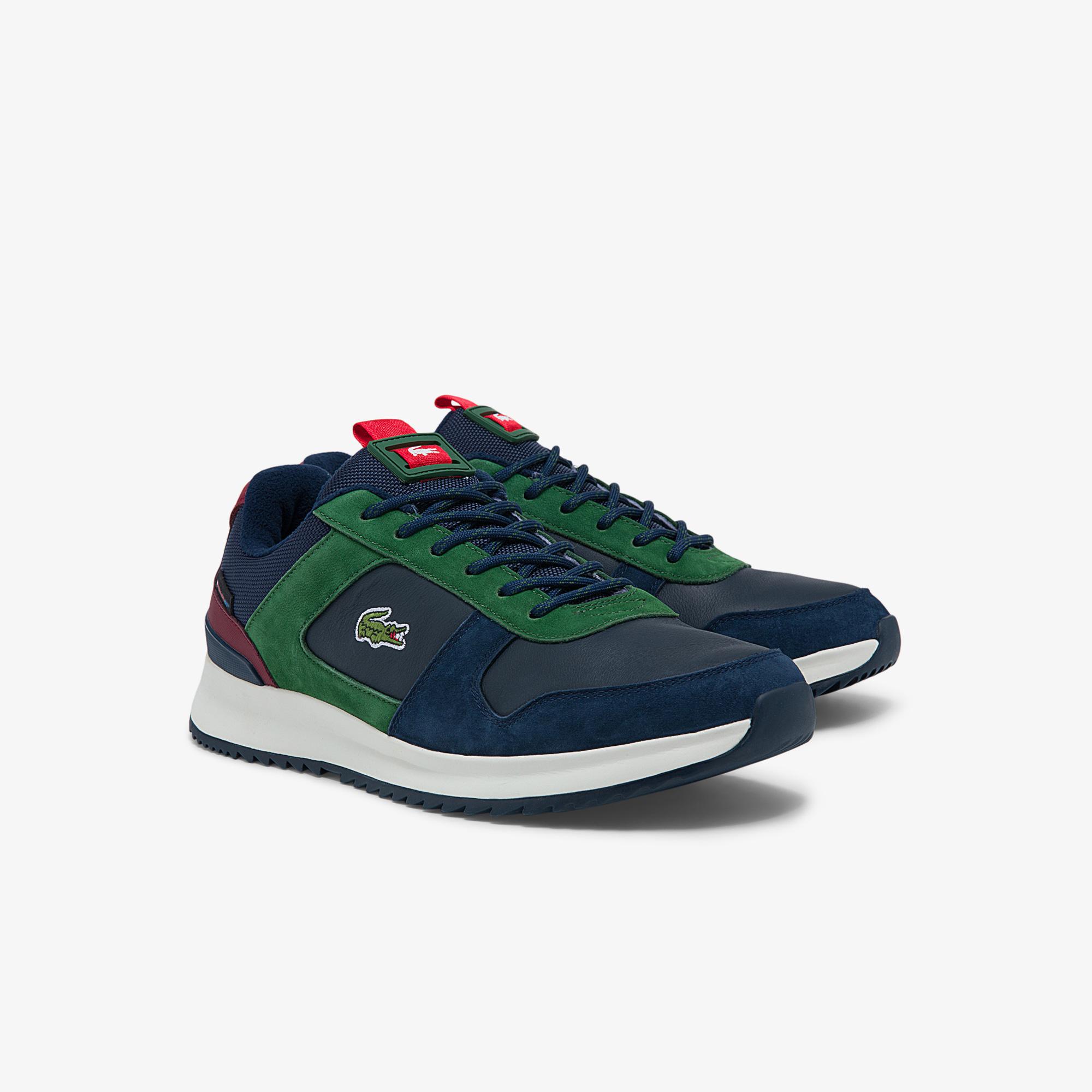 LACOSTE Joggeur 2.0 0321 3 NVY/DK GRN LEATHER 7-42SMA00707B4