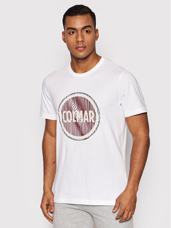 colmar-t-shirt-frida-7517-6sh-blanc-regular-fit Maicë Për Meshkuj COLMAR 7517-6SH-01