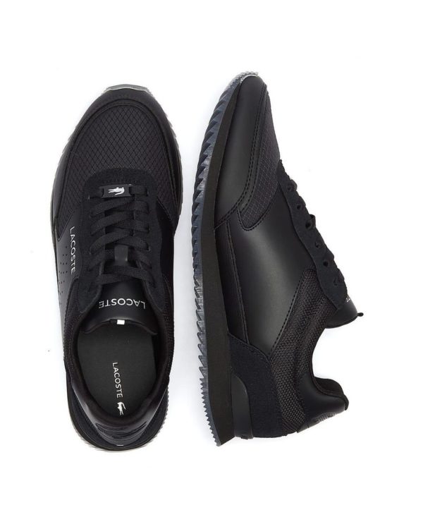 lacoste-Black-Partner-Luxe-Trainers LACOSTE PARTNER LUXE 7-42SMA003422F