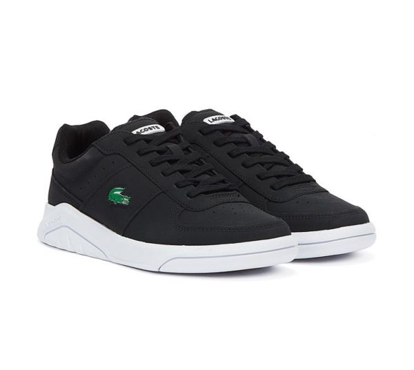 lacoste_47818 LACOSTE GAME ADVANCE 0722 2 SMA BLK/WHT NUBUCK 7-43SMA0046312