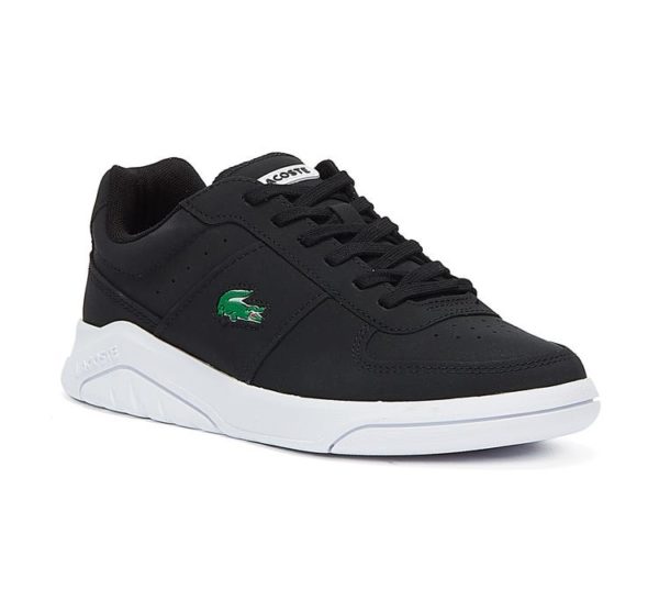 lacoste_47819 LACOSTE GAME ADVANCE 0722 2 SMA BLK/WHT NUBUCK 7-43SMA0046312