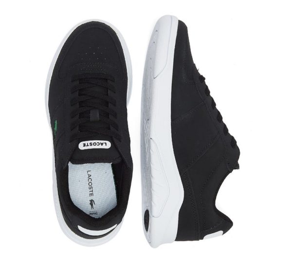 lacoste_47823 LACOSTE GAME ADVANCE 0722 2 SMA BLK/WHT NUBUCK 7-43SMA0046312