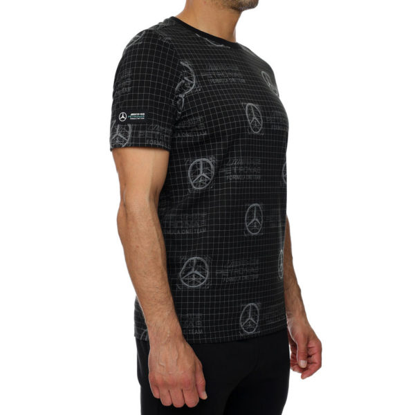 muska-majica-puma-mapf1-aop-logo-tee-533692-01-3 Maicë Për Meshkuj PUMA MERCEDES AMG 533692-01