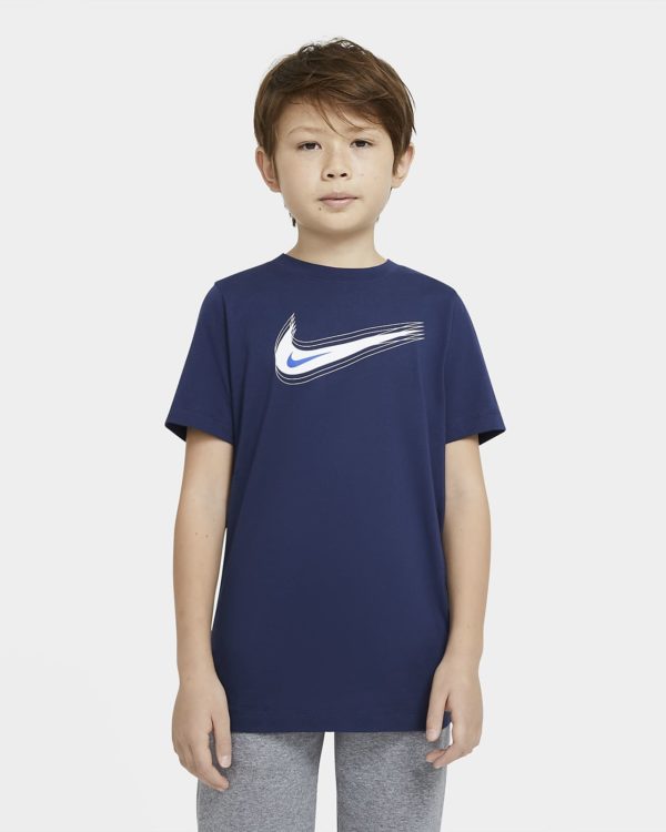 playera-con-swoosh-talla-grande-sportswear-n5Xbwb Maicë Për Fëmijë NIKE DC7797-410