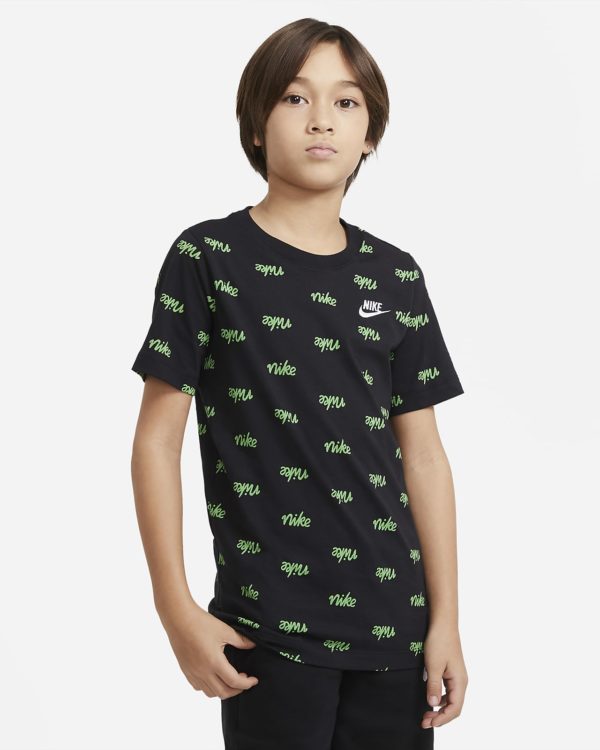 sportswear-script-big-kids-boys-printed-t-shirt-MNf7Qx Maicë Për Fëmijë NIKE DC7508-010
