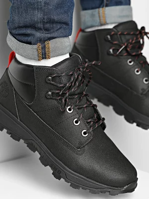TIMBERLAND TREELINE MID BLACK LEATHER A2DRZ