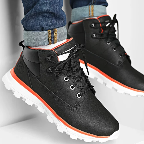 FDA625BA-AEAC-49D4-BDE2-A753BD8DB619 TIMBERLAND TREELINE MID BLACK LEATHER W ORG A2DPS