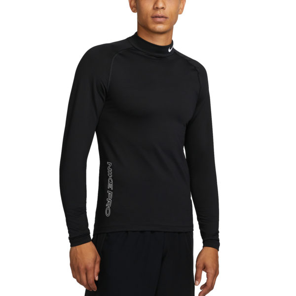 nike-pro-warm-maglia-da-allenamento-uomo-black-white-dq6607-010_A NIKE Bluze DQ6607-010