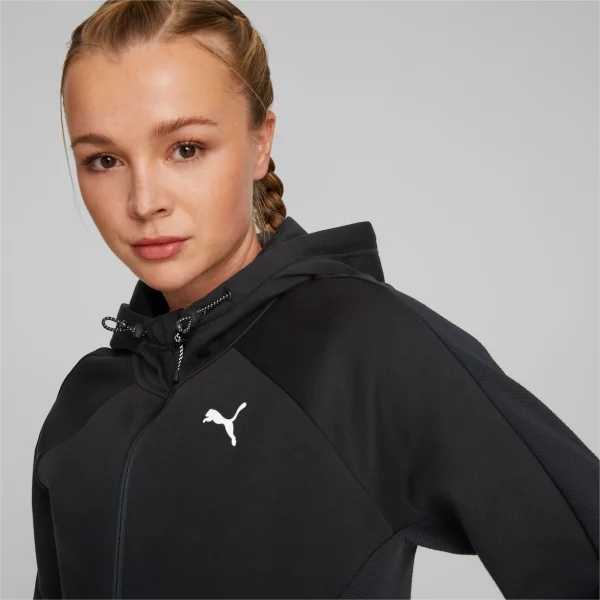 EVOSTRIPE-Full-Zip-Hoodie-Women (2) PUMA Duks 673085-01