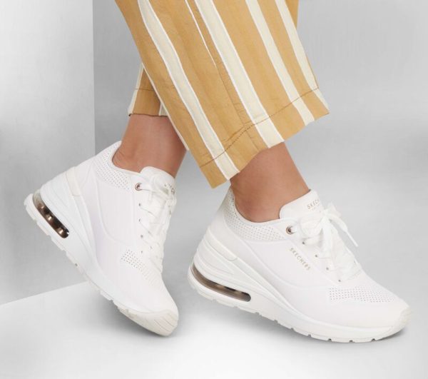 155401_WHT_B SKECHERS MILLION AIR 155401-WHT