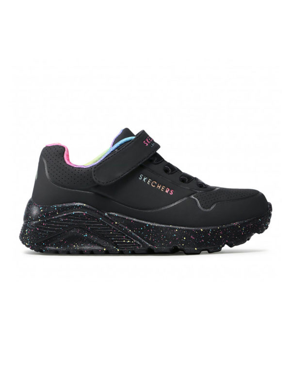 PE23---skechers---310457L-BKMT SKECHERS UNO LITE - RAINBOW SPECKS 310457L-BKMT