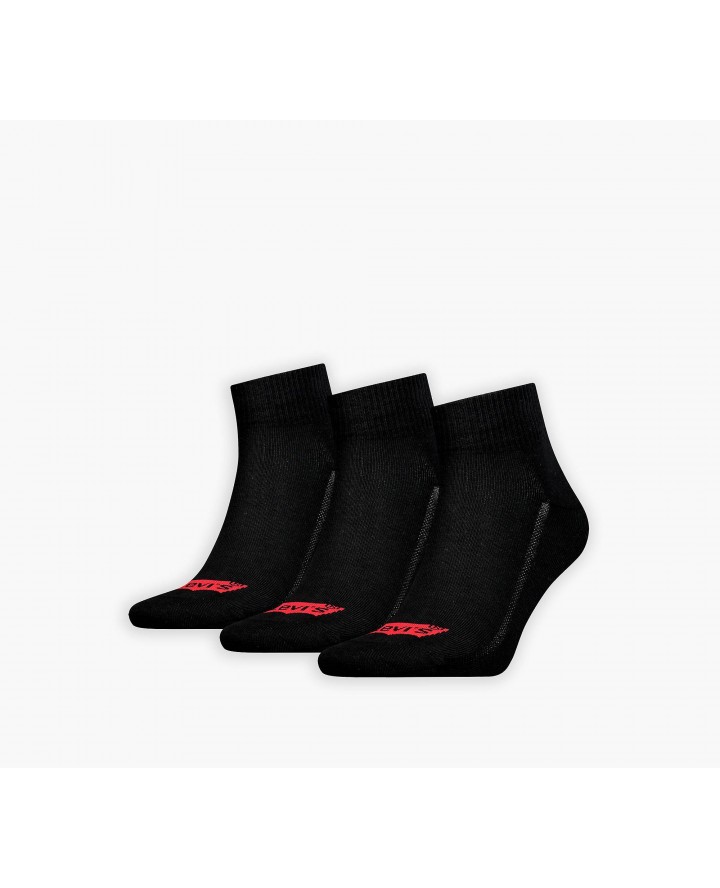Levi s® mid cut batwing logo recycled cotton socks 3 pack 37157