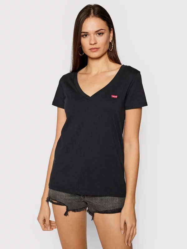 levis-r-t-shirt-perfect-tee-85341-0003-noir-regular-fit LEVI'S Maice 85341-0003