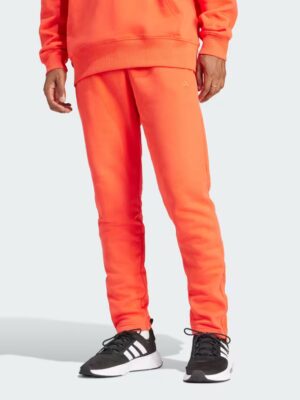 ALL SZN Fleece Tapered Leg Zip Pants Red IX3969 21 model