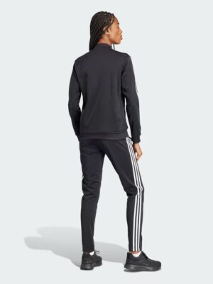 Essentials 3 Stripes Track Suit Black IJ8781 23 hover model