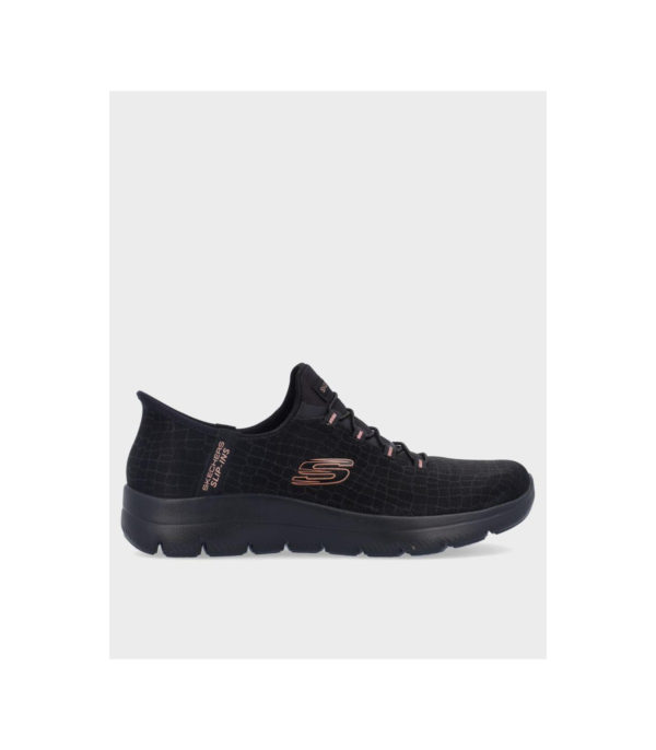 zapatilla-skechers-150128-black-gold SKECHERS SLIP-INS - SUMMITS CLASSY NIGHT 150128 BKGD