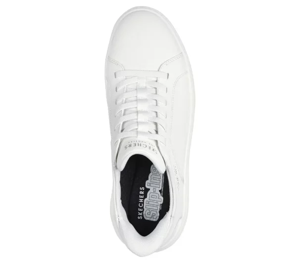 183177_WHT_B SKECHERS SLIP-INS: COURT BREAK - DOUBLE VENTED 183177-WHT