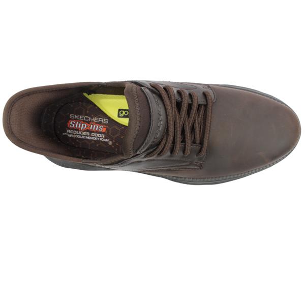 205046CHOC___2___L SKECHERS SLIP-INS: GARZA - GERVIN 205046-CHOC
