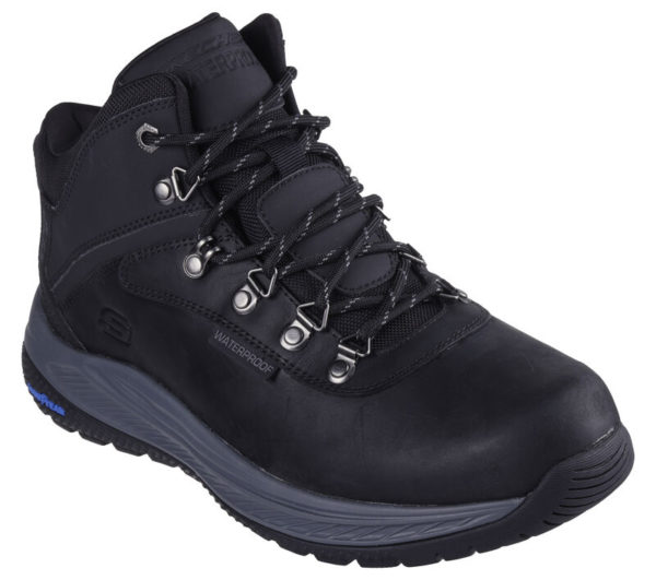 205285_BLK_E SKECHERS SLIP-INS RELAXED FIT: MEROE - PIKEMAN 205285-BLK
