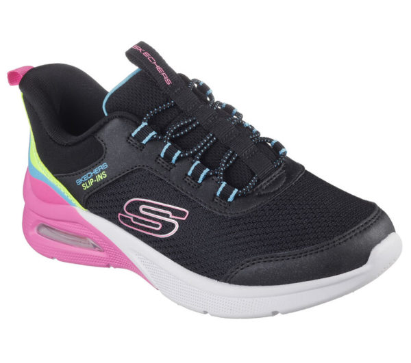 303594_BKMT_E SKECHERS SLIP-INS: MICROSPEC MAX - COLOR TRIFECTA 303594L-BKMT