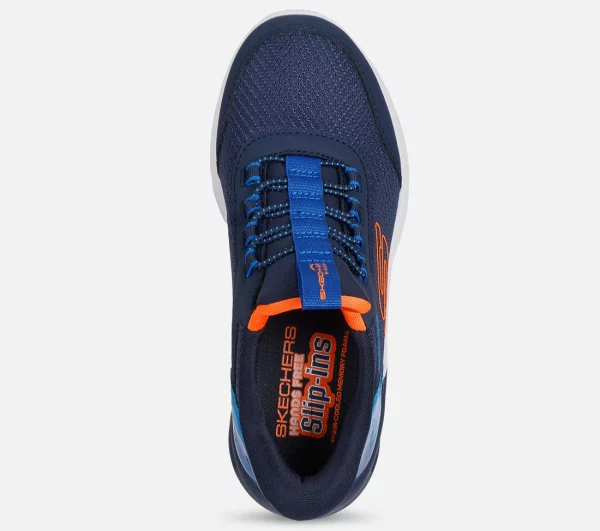 3196329_403890LNVBL_3_1100x SKECHERS SLIP-INS: MICROSPEC MAX - BRISK-STRIPE 403890L-NVBL