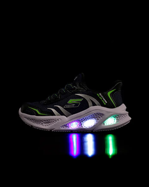 403848L-NVBK-709-1 SKECHERS METEOR-LIGHTS - BRISK-BEAMS 403848L-NVBK