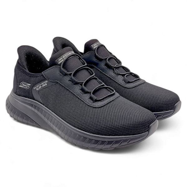 607129fe929f7a178cd39b09857f5458 SKECHERS SLIP-INS: BOBS SPORT SQUAD - CHAOS 118303-BBK