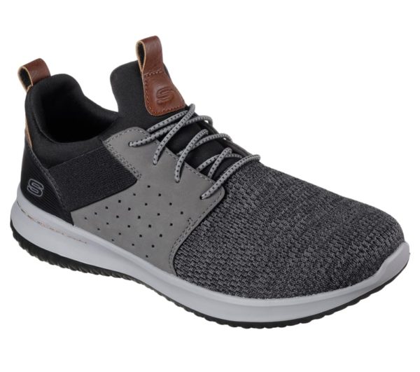 65474_BKGY_PROFILE_01 SKECHERS DELSON - CAMBEN 65474-BBK