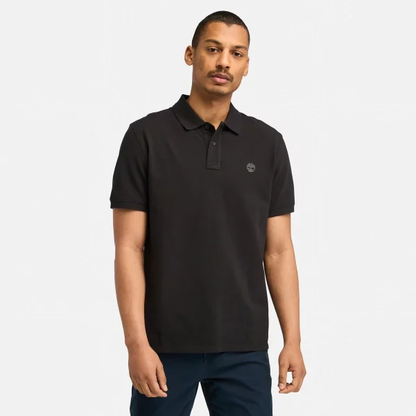 timberland-mens-millers-river-pique-polo-black-A6VDP001-_T5CLFS445BK_-1 TIMBERLAND Maice Polo A6VDP-001