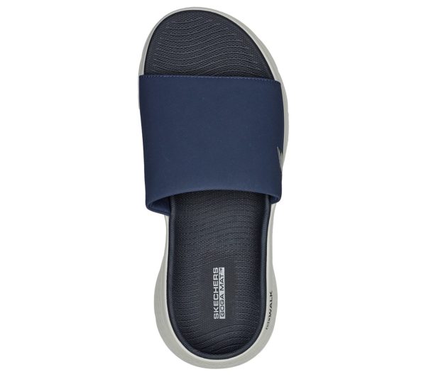 196642668736-2 SKECHERS Papuqe GO WALK FLEX SANDAL - OMURA 229203-NVY